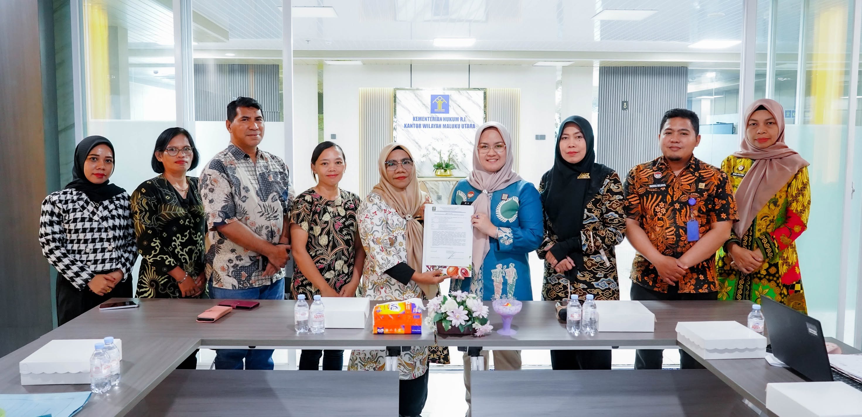 Harmonisasi Raperda Kab. Halmahera Barat Pedoman pengelolaan Barang Milik Daerah Bersama Kanwil Hukum Provinsi Maluku Utara.