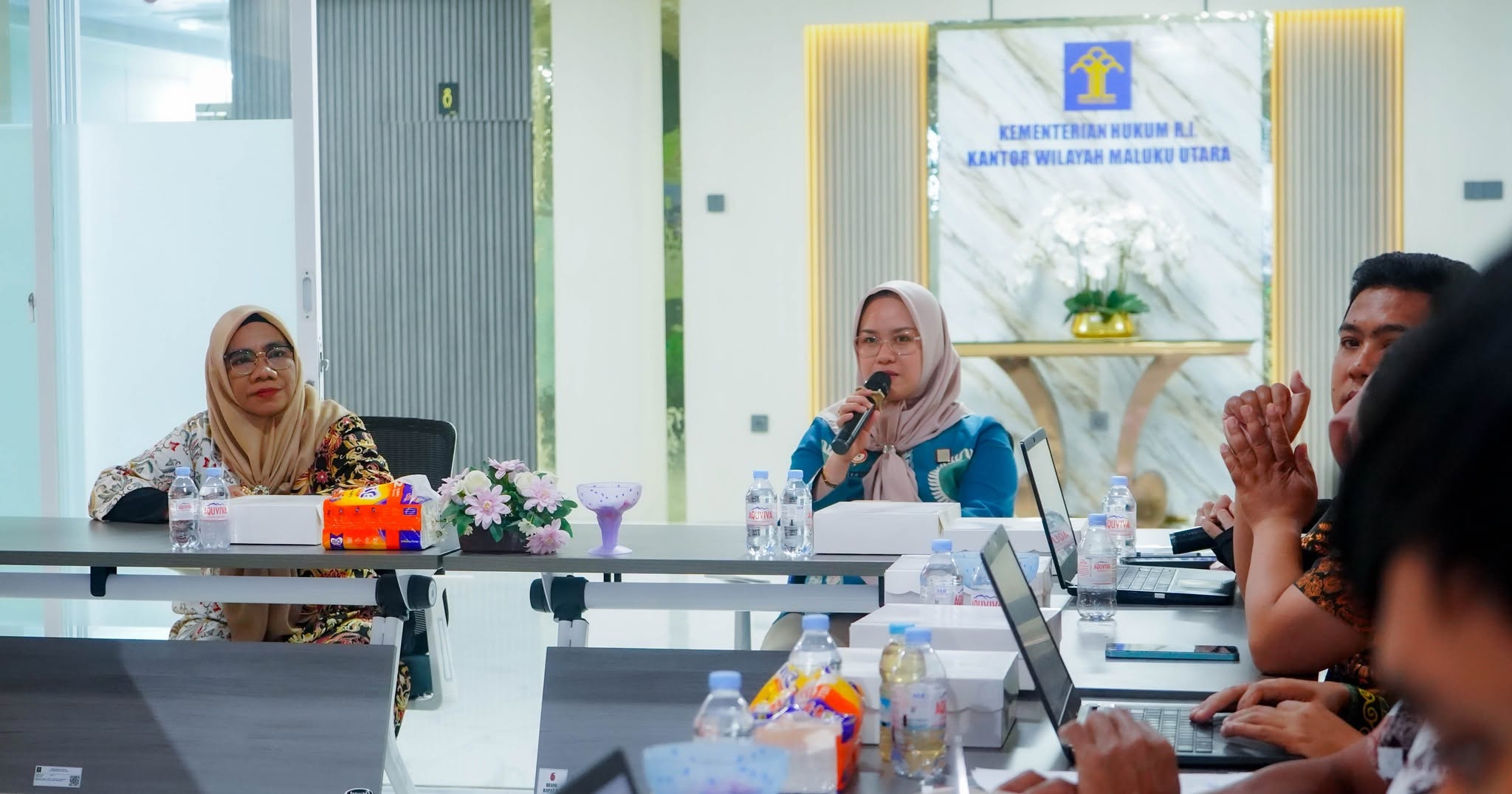 Harmonisasi Raperda Kab. Halmahera Barat Pedoman pengelolaan Barang Milik Daerah Bersama Kanwil Hukum Provinsi Maluku Utara.